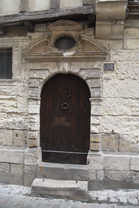 porte d'accès sur rue