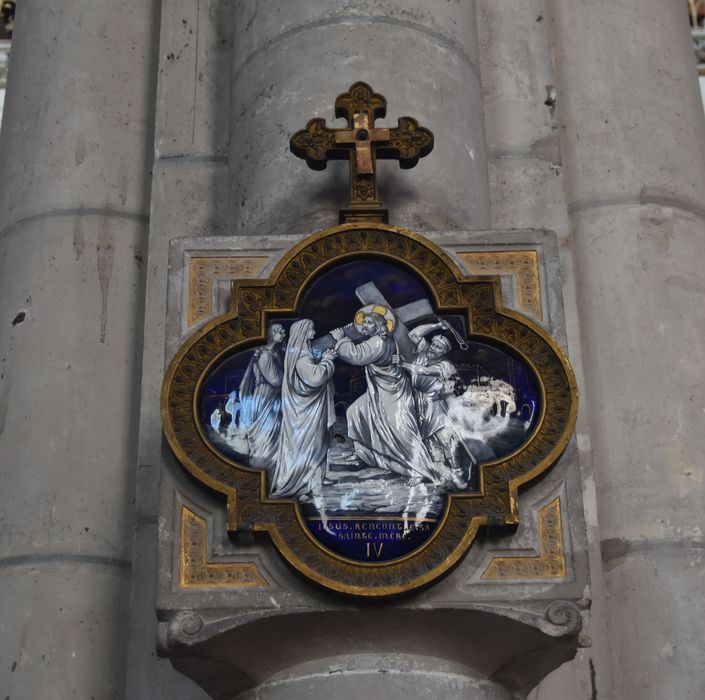 chemin de croix, station n°4 : Jésus rencontre sa sainte Mère