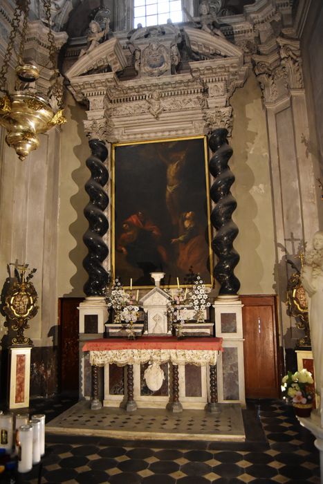 tableau : la Crucifixion avec la Madeleine, la Vierge et saint Jean - © Ministère de la Culture (France), Médiathèque du patrimoine et de la photographie, diffusion GrandPalaisRmn Photo