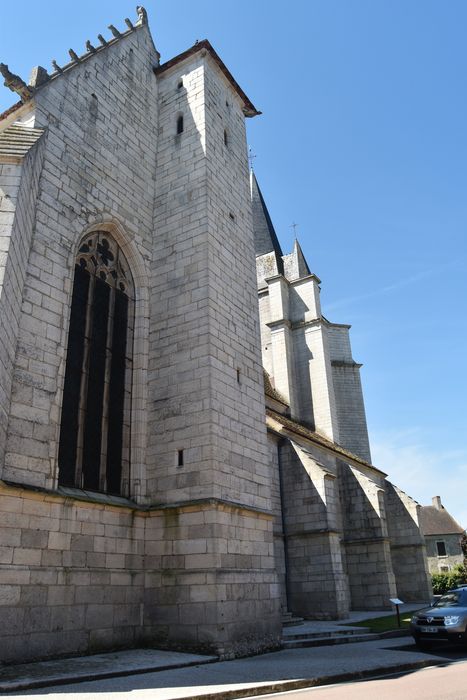 façade latérale nord, vue partielle