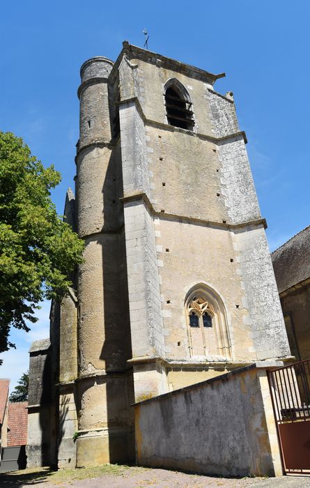 clocher, élévations sud