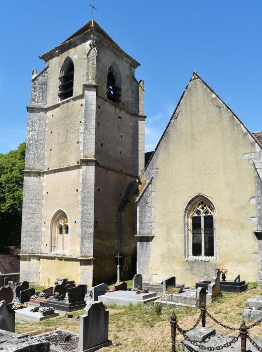 clocher, élévations sud et est