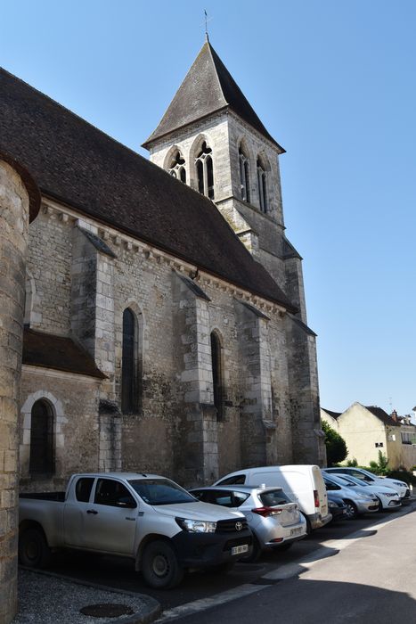 façade latérale nord, vue partielle