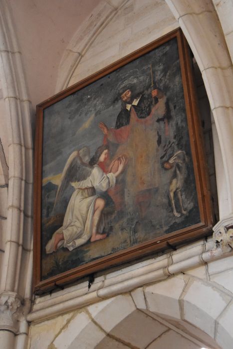 Tableau : Saint Roch et l'ange