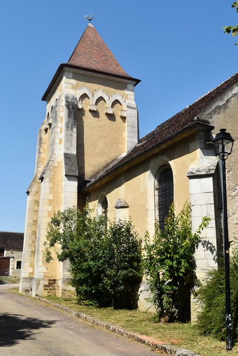 façade latérale sud, vue partielle