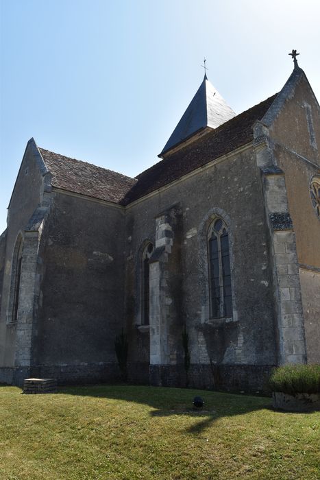 façade latérale nord, vue partielle