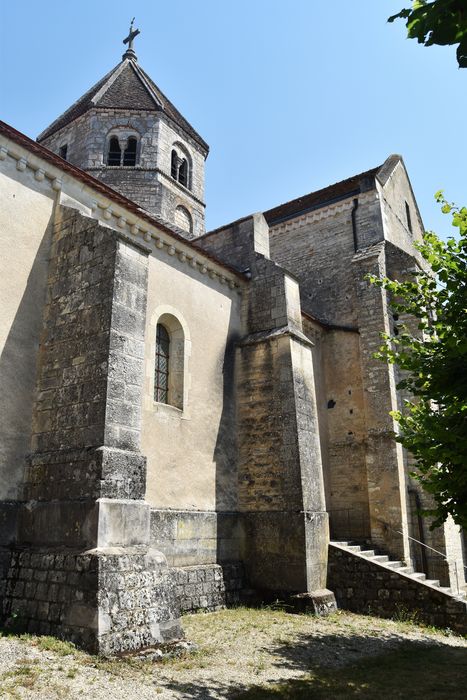 façade latérale sud, vue partielle