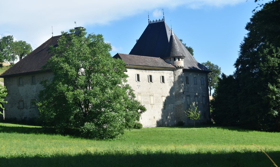 vue partielle du château depuis le Nord-Ouest