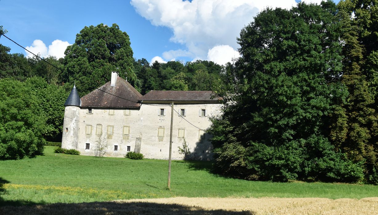 façade ouest, vue partielle