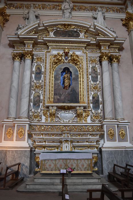 autel retable de la Vierge-du-Carmel