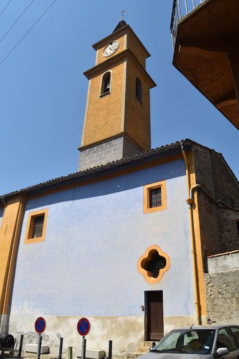 façade latérale sud, vue partielle