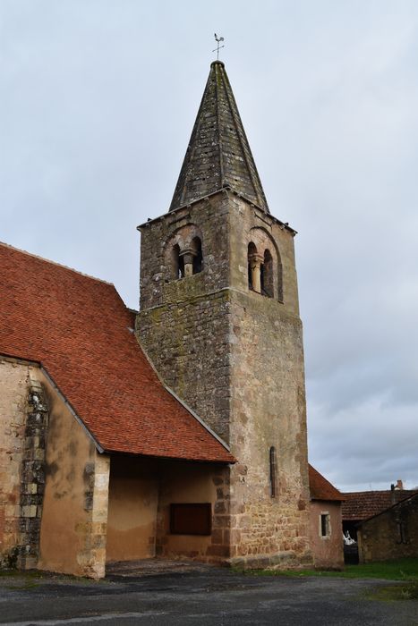 Clocher, élévations sud et ouest