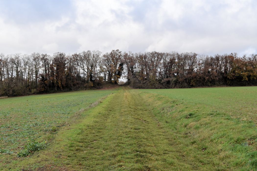 vue générale du site depuis le Sud