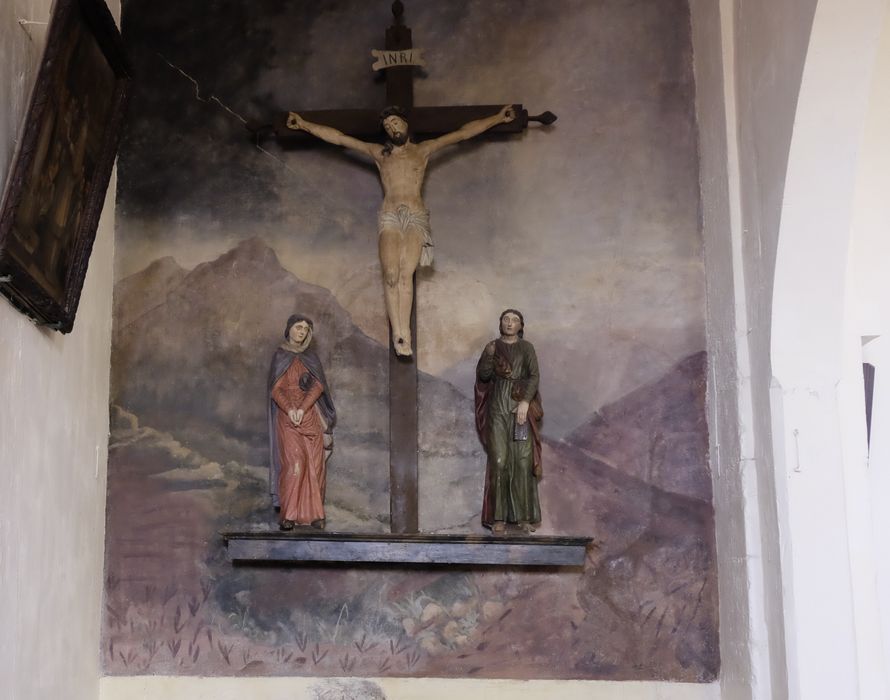 statues (poutre de gloire) : Christ en croix, Vierge et Saint Jean - © Ministère de la Culture (France), Médiathèque du patrimoine et de la photographie, diffusion GrandPalaisRmn Photo