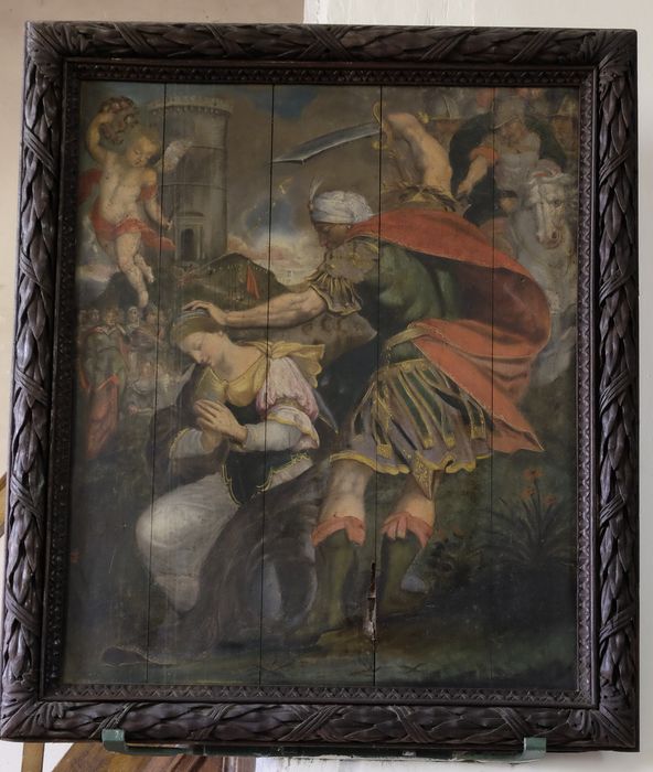 tableau : Décollation de sainte Barbe