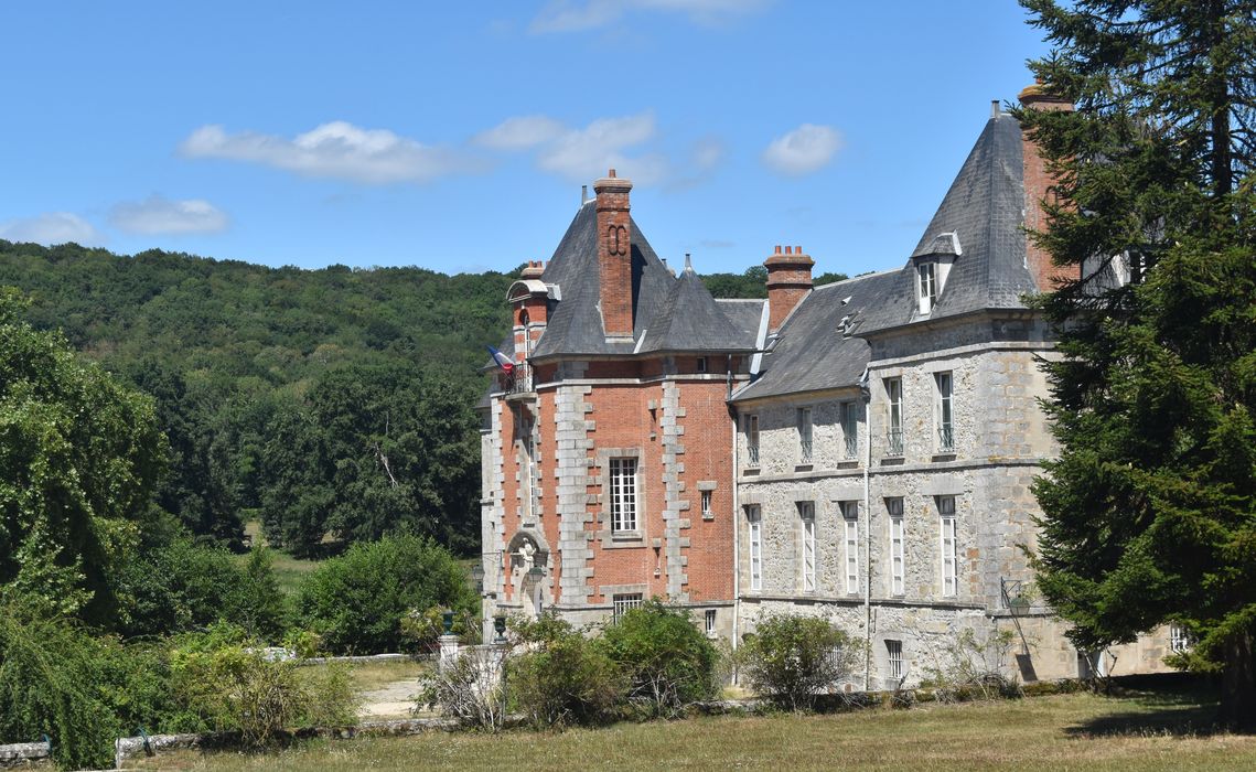 façade ouest, vue partielle