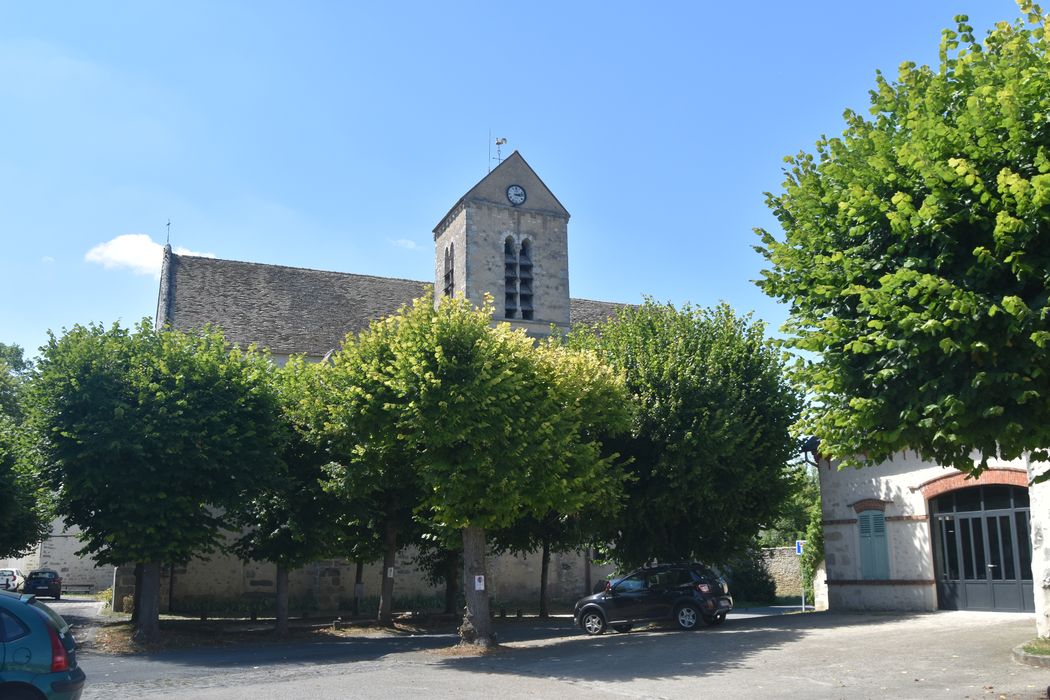 façade latérale est, vue partielle