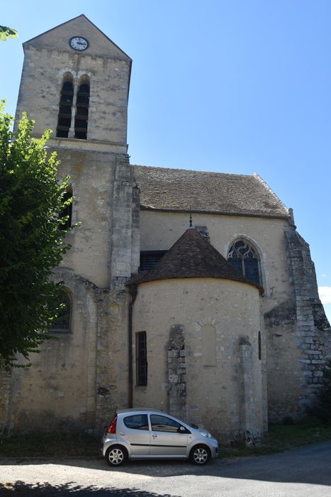 façade latérale est, vue partielle