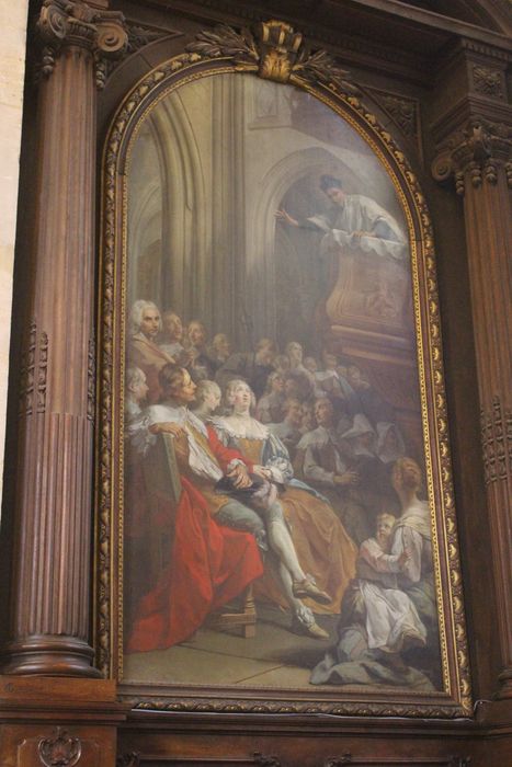 tableau : la Prédication de saint Vincent de Paul