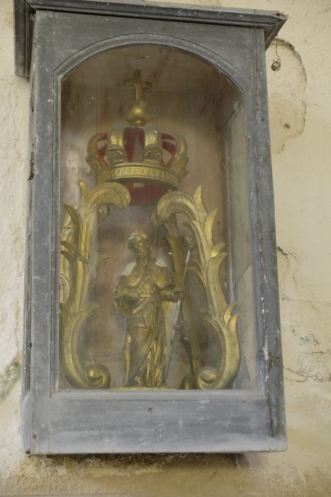 bâton de procession de confrérie : saint Roch