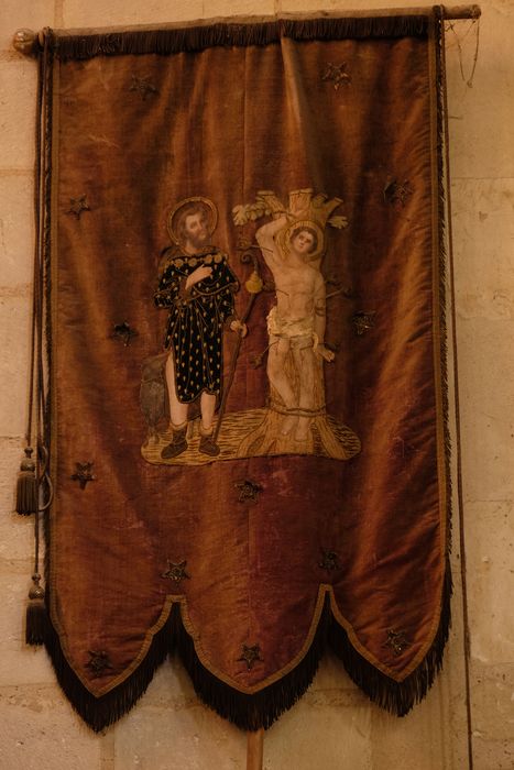 bannière de procession : Saint Sébastien et Saint Roch - © Ministère de la Culture (France), Médiathèque du patrimoine et de la photographie, diffusion GrandPalaisRmn Photo