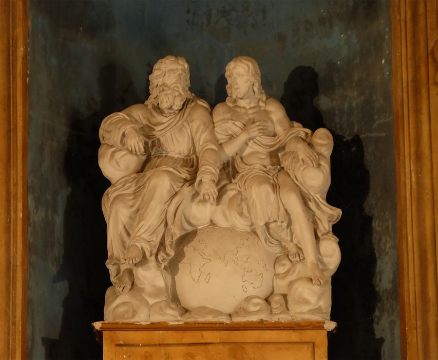 groupe sculpté : Sainte Trinité