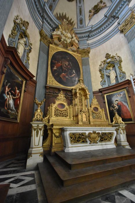 autel (maître-autel), tabernacle et retable