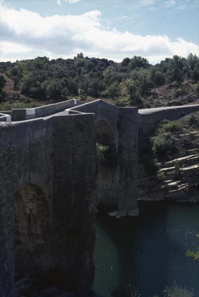 Pont ancien en pierre sur l'Hérault