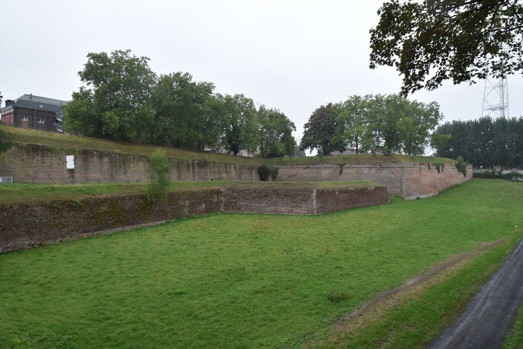 vue générale des fortifications, ensemble nord-est