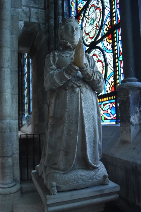 statue (gisant) : Marie de Bourbon, fille de Charles de Bourbon, comte de Vendôme