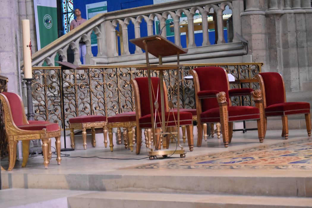 siège de célébrant, tabourets, chaises - © Ministère de la Culture (France), Médiathèque du patrimoine et de la photographie, Diffusion RMN-GP