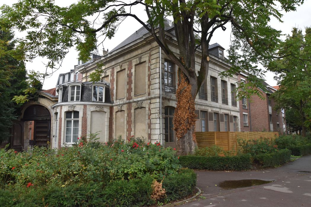 pavillon nord, façades côté jardin