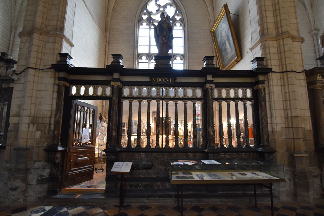 clôture de la 2e chapelle nord (de l'Assomption) - © Ministère de la Culture (France), Médiathèque du patrimoine et de la photographie, diffusion GrandPalaisRmn Photo