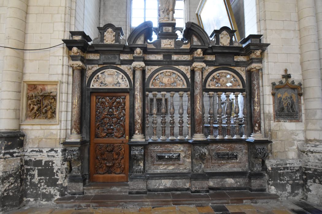 clôture de la sixième chapelle nord (Saint-Nicolas), porte - © Ministère de la Culture (France), Médiathèque du patrimoine et de la photographie, diffusion GrandPalaisRmn Photo