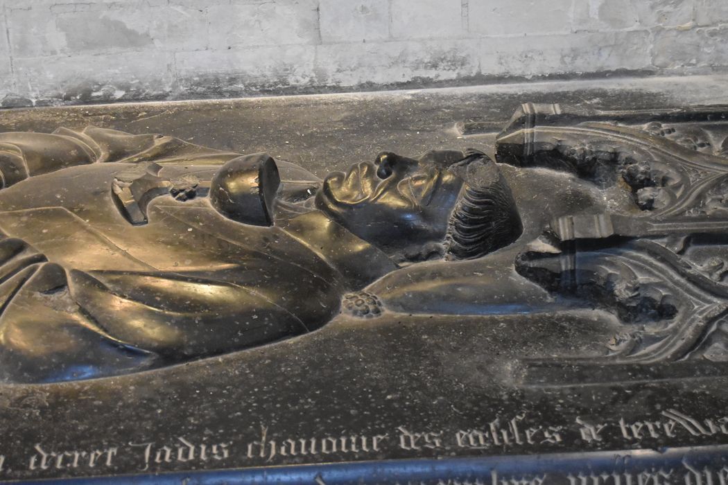 dalle funéraire (gisant) d'Antoine de Wissocq, détail - © Ministère de la Culture (France), Médiathèque du patrimoine et de la photographie, diffusion GrandPalaisRmn Photo