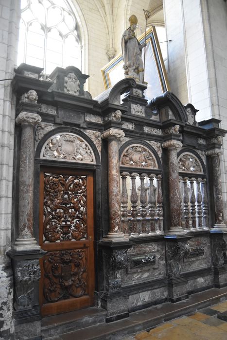 clôture de la 6e chapelle nord (Saint-Nicolas), porte - © Ministère de la Culture (France), Médiathèque du patrimoine et de la photographie, diffusion GrandPalaisRmn Photo