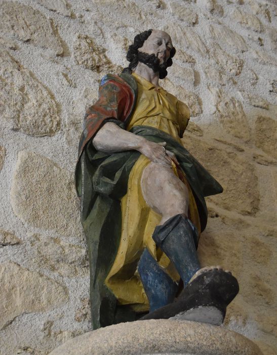 statue (petite nature) : Saint Roch