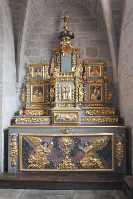 maître-autel (autel, gradins, tabernacle, exposition)