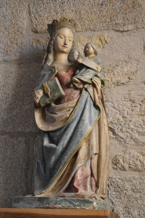 statue (demi-nature) : Vierge à l'Enfant