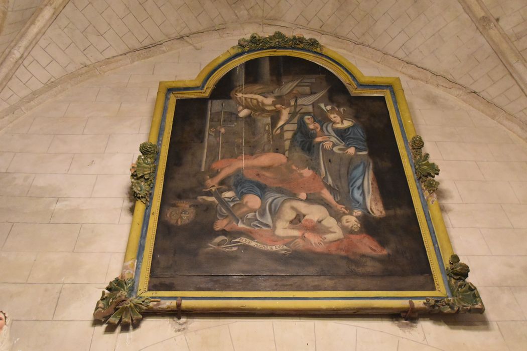 tableau, cadre : la Décollation de saint Jean-Baptiste