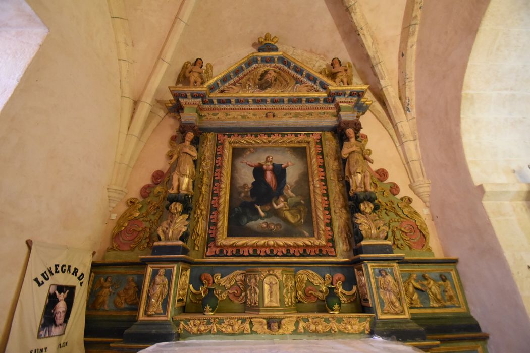 retable, tabernacle, tableau : Assomption (l’), Dieu le père