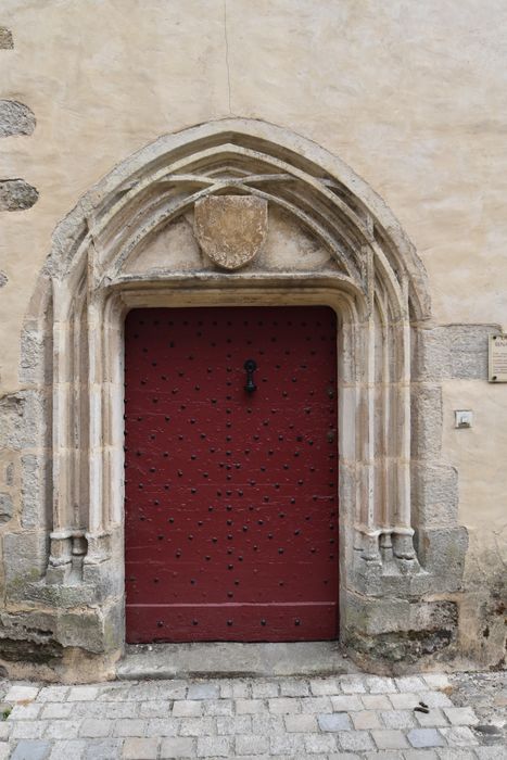 porte d'accès à la tourelle d'escalier