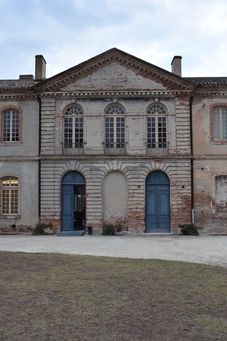 façade sud, avant-corps central