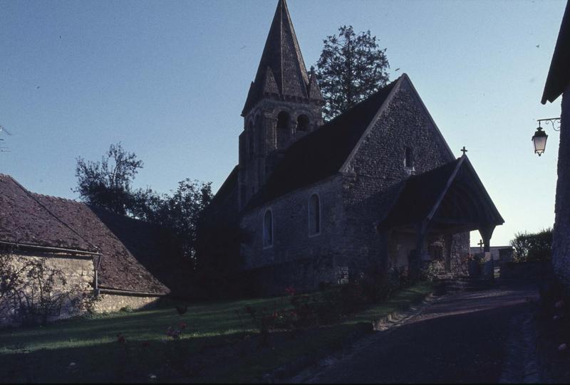 Ensemble nord-ouest, porche et clocher