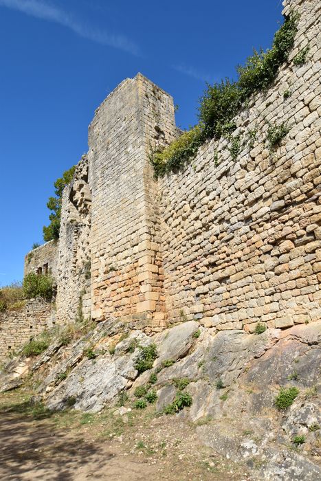 enceinte sud-ouest, vue partielle