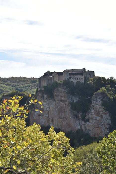 vue générale du château dans son environnement depuis le Nord