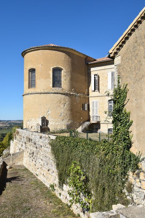 aile sud, façade sud, vue partielle