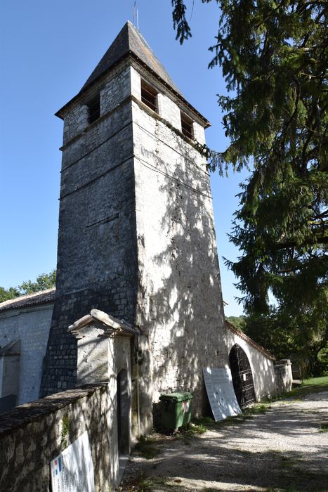 Clocher, élévations nord et ouest