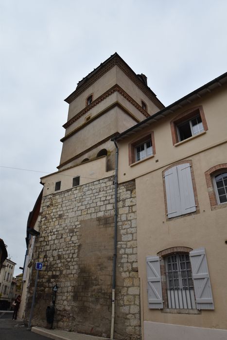 tour de Malleville, élévations nord et est, vue partielle