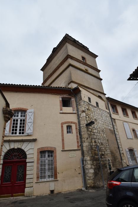 tour de Malleville, élévations sud et ouest, vue partielle